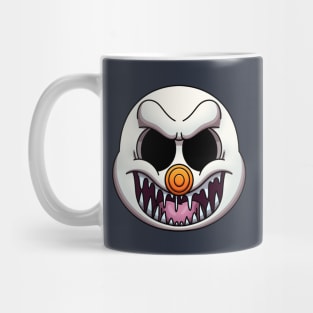 Evil Snowman Face Mug